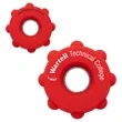 Gear Push Pop Spinner | https://www.bestnamebadges.com