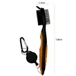 Dual-Sided Golf Club Cleaning Brush Water Refillable | https://www.bestnamebadges.com
