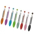 7 In High Temperature Black Resistant Kitchen Silicone Tongs | https://www.bestnamebadges.com