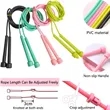PVC Adjustable Jump Ropes Skipping Fitness | https://www.bestnamebadges.com