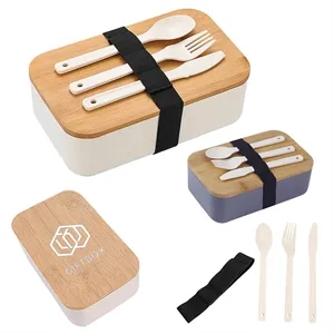 Bento Lunch Box With Bamboo Lid