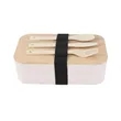 Bento Lunch Box With Bamboo Lid | https://www.bestnamebadges.com