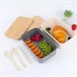 Bento Lunch Box With Bamboo Lid | https://www.bestnamebadges.com