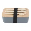 Bento Lunch Box With Bamboo Lid | https://www.bestnamebadges.com
