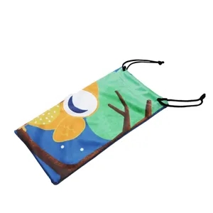 Sublimation Microfiber Glass Cleaning Cloth Bag