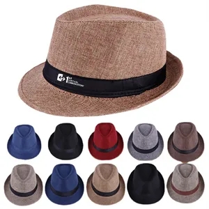 Straw Fedora Hat