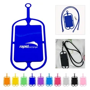 Silicone Lanyard With Phone Holder
