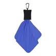 Microfiber Cleaning Cloth With Carabiner | https://www.bestnamebadges.com