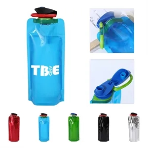 Folding Plastic Carabiner Collapsible Travel Water Bag