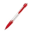 Adventising Plastic Push Ball Point Pen with Printed Paper R | https://www.bestnamebadges.com
