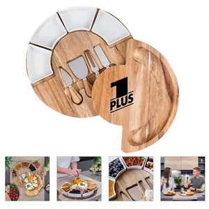 Bamboo Cheese Board Set
