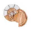 Bamboo Cheese Board Set | https://www.bestnamebadges.com