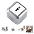 Stainless Steel Ice Cubes | https://www.bestnamebadges.com
