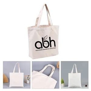14''x 14'' Natural Canvas Tote Bag