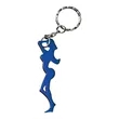Woman Shape Bottle Opener Keyring | https://www.bestnamebadges.com