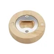 Wood Coaster Bottle Opener | https://www.bestnamebadges.com