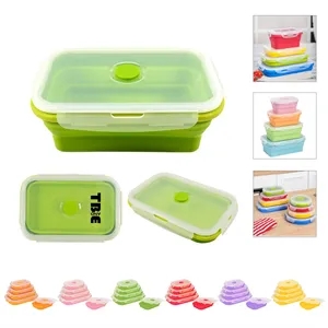 4 Piece Collapsible Silicone Lunch Box With Lid