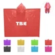 Portable Disposable Rain Poncho With Hood | https://www.bestnamebadges.com