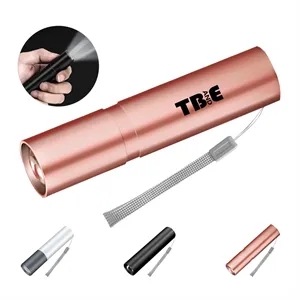 Mini Rechargeable Flashlight With Lanyard
