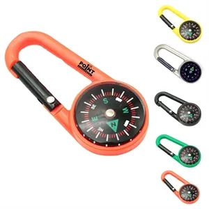 Carabiner With Compass