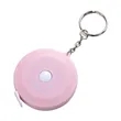 Custom Round Measure Tape With Keychain | https://www.bestnamebadges.com