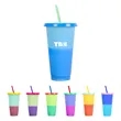 24Oz Reusable Cold Color Changing Cups Tumblers | https://www.bestnamebadges.com