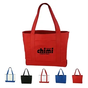 Canvas Boat Tote Grocery Bag
