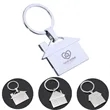 House Shaped Metal Keyring | https://www.bestnamebadges.com