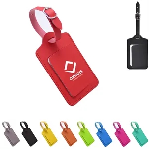 PU Luggage Tag Holder