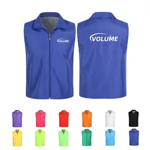 Custom Unisex Volunteer Activity Vest W/ Pockets