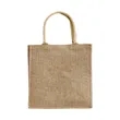 Burlap Shopping Tote Bag | https://www.bestnamebadges.com