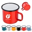 Custom Enamelled Coffee Mug | https://www.bestnamebadges.com