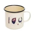 Custom Enamelled Coffee Mug | https://www.bestnamebadges.com