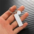 Stainless Steel Dog Tag Keychain | https://www.bestnamebadges.com