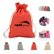 Linen Drawstring Bags | https://www.bestnamebadges.com