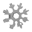 18 In 1 Snowflake Multi Tool | https://www.bestnamebadges.com