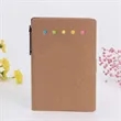 Notebook With Sticky Notes | https://www.bestnamebadges.com