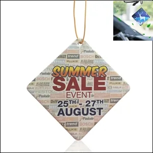 Personalized Car Air Freshener Cards