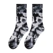 Custom Knitted Jacquard Tie Dye Cotton Socks | https://www.bestnamebadges.com