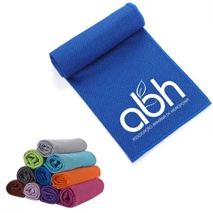 31.5" x 12" Polyester Sport Cooling Towel Quick Dry