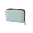 Leather Credit Card Wallet with Zipper | https://www.bestnamebadges.com