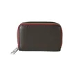 Leather Credit Card Wallet with Zipper | https://www.bestnamebadges.com