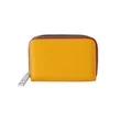 Leather Credit Card Wallet with Zipper | https://www.bestnamebadges.com