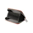 Leather Credit Card Wallet with Zipper | https://www.bestnamebadges.com
