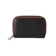 Leather Credit Card Wallet with Zipper | https://www.bestnamebadges.com