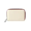 Leather Credit Card Wallet with Zipper | https://www.bestnamebadges.com