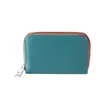 Leather Credit Card Wallet with Zipper | https://www.bestnamebadges.com
