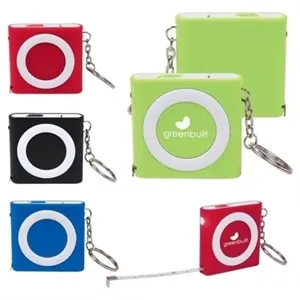 Measuring Tape with Flashlight and key Chain