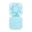 Foldable Rechargeable USB Mini Necklace Fan | https://www.bestnamebadges.com