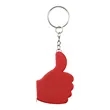 Finger Shaped Tape Measure Keychain | https://www.bestnamebadges.com